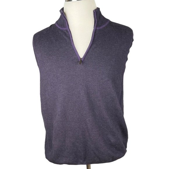 Alan Flusser Men's Sleeveless Sweater Vest - Picture 1 of 8